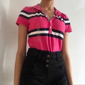 Vintage Pink Polo Tommy Hilfiger Top